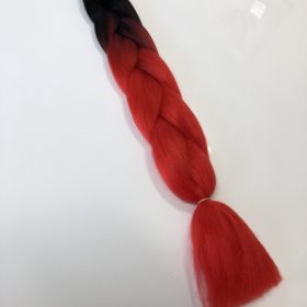 B2 black & extra red lasni podaljški za kitke