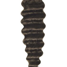 Clip on 100% remy lasni podaljški na 8 zaves - valoviti, čokoladno rjavi #4