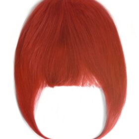 Clip on fru-fru iz 100% naravnih remy las - svetlo rdeč