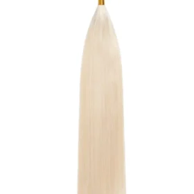 Standardni keratinski 100% remy lasni podaljški - ravni, svetlo blond #60