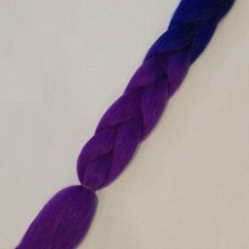 B46 blue&purple lasni podaljški za kitke